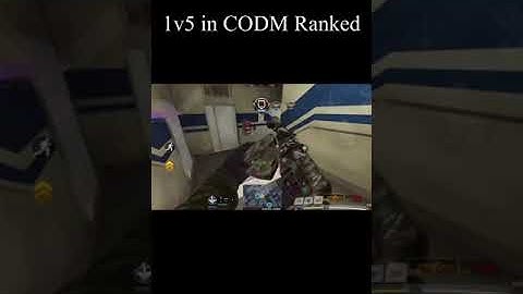 1v5 Clutch in Ranked (CODM) |#shorts|
