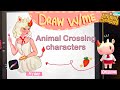 🎨 (iPad) Drawing Animal Crossing characters as &quot;humans&quot; on Procreate &amp; some ASMR Part 1: Merengue