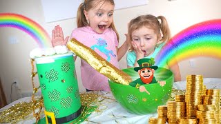 BEST LEPRECHAUN TRAP!! 🍀 DIY St. Patricks Day Craft with Kin Tin and Family!
