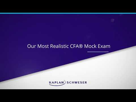 Kaplan Schweser's New Computer-Based CFA® Mock Exam