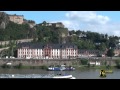 Koblenz. Eherenbreitstein Festung. Deutsches Eck