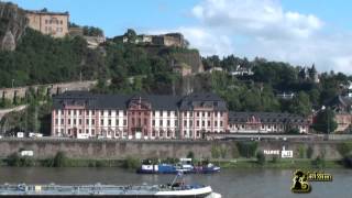 Koblenz. Eherenbreitstein Festung. Deutsches Eck