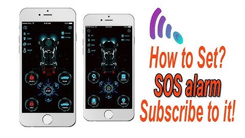 cardot tells you how to set SOS emergency help alarm and function demo