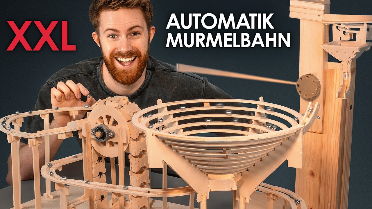 Unendliche XXL-Murmelbahn bauen! (+Magnet-Aufzug)