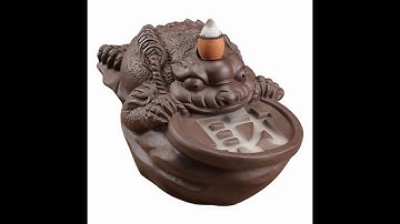 Thác khói trầm hương cóc ngậm tiền tài lộc bình an giá 300 ngàn