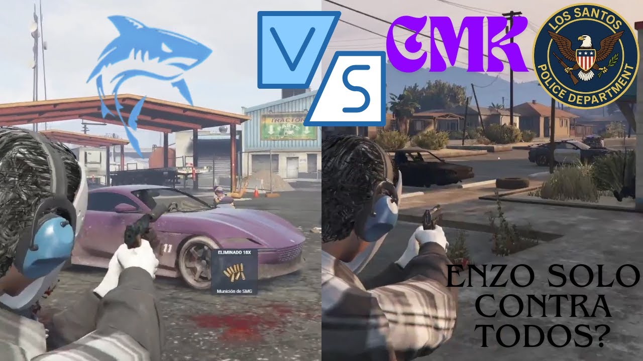 TIROTEO SHARKS VS CMK + LSPD CON HEAD EL DÍA 2 | ENZO ES LA VERDADERA CABRA? | DOVUX LIFE RP