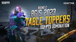 BGIS Round 2 102 points Domination | Kerala Esports | Mooza