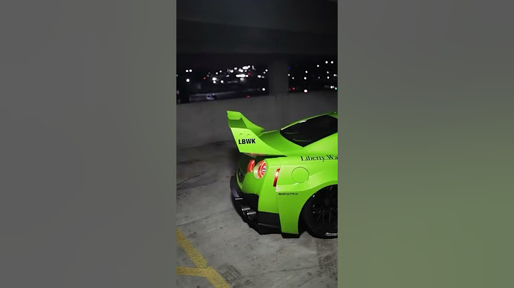 NISSAN GTR LIBERTY WALK WIDE BODY KIT