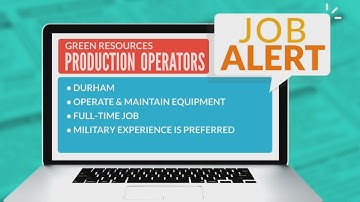 CBS 17 Job Alert - Green Resources is hiring