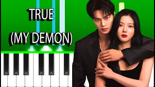 YOARI - TRUE (MY DEMON) (Piano Tutorial)
