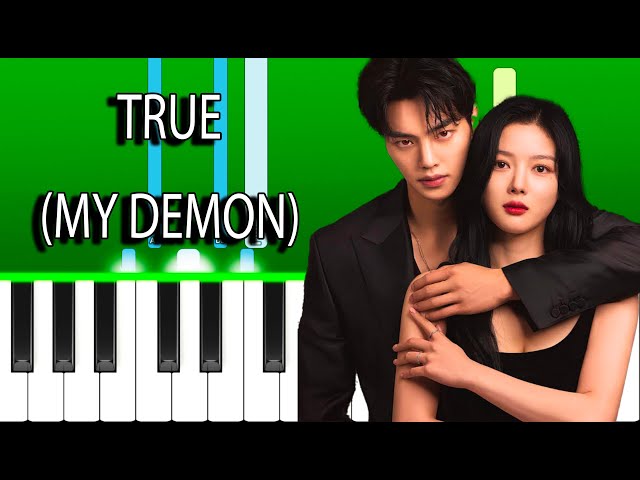 YOARI - TRUE (MY DEMON) (Piano Tutorial) class=