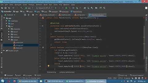 ActionBar - Menú OverFlow