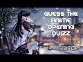 Anime Opening Quiz - 30 Openings [EASY]