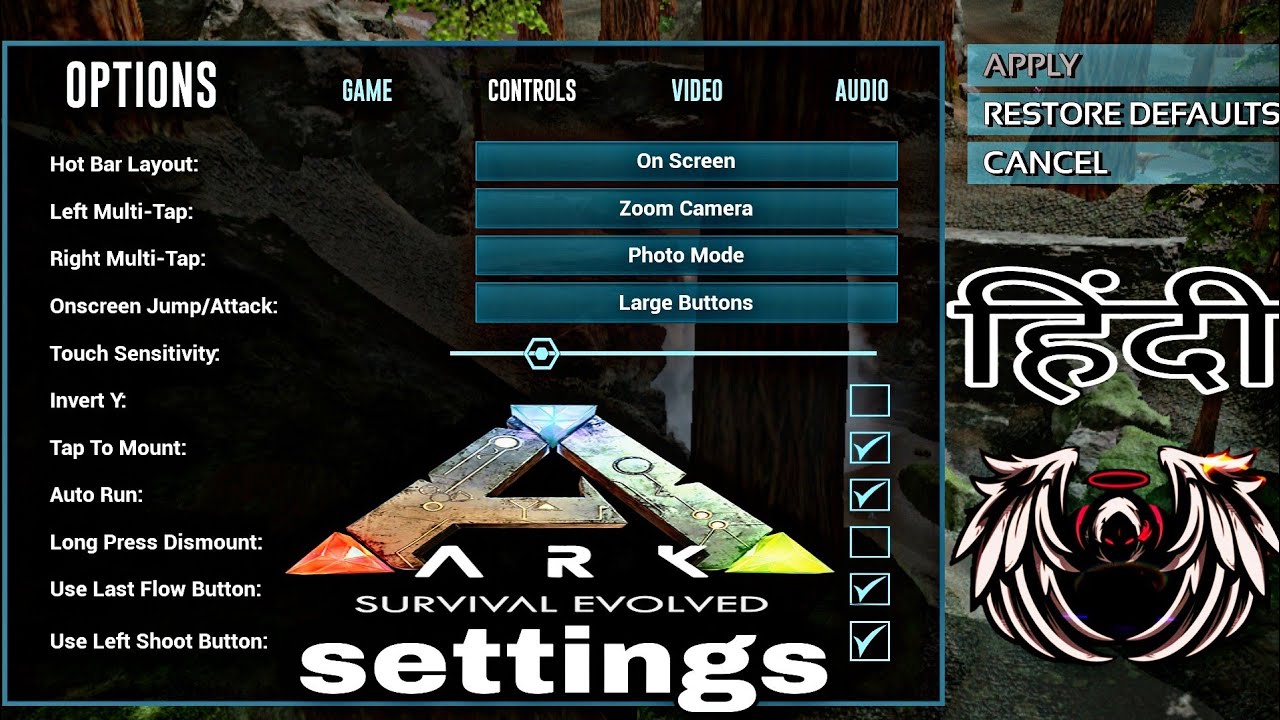 Best Settings For ARK Mobile ARK Survival Evolved Mobile Hindi Tip s Tricks And Tutorials 