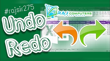 Undo and Redo in excel || How to use Undo and Redo || Undo और Redo कैसे करें #rajsir275 #excel2019