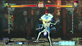 Wolfkrone [Viper] vs FREE1UP [Bison] 2/2 SSF4 Ranked Matches - Xbox Live - TRUE-HD