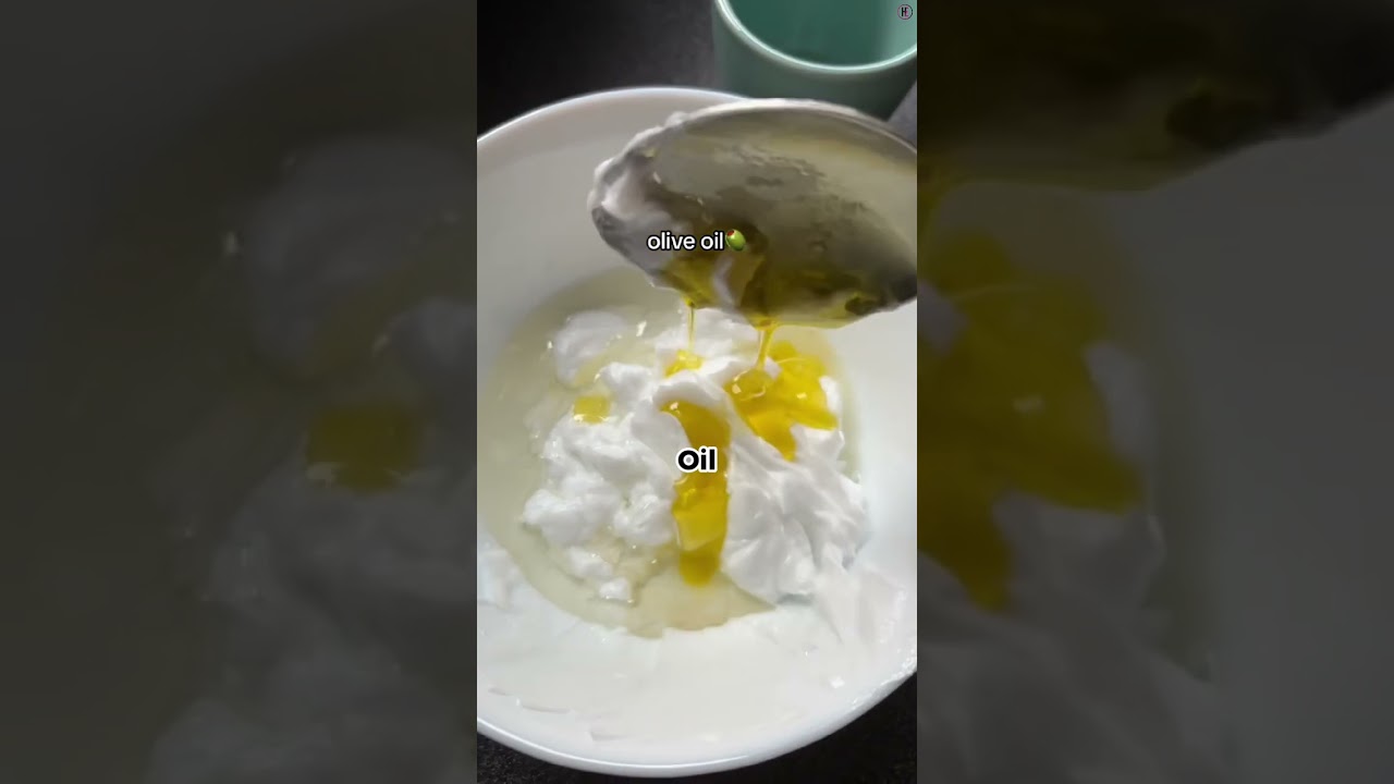 This 4-ingredient mask = instant shine 💫 Watch till the end! #HairHack #HealthyHair #HairGlowUp #fyp