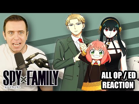 Spy x Family All Openings and Endings REACTION