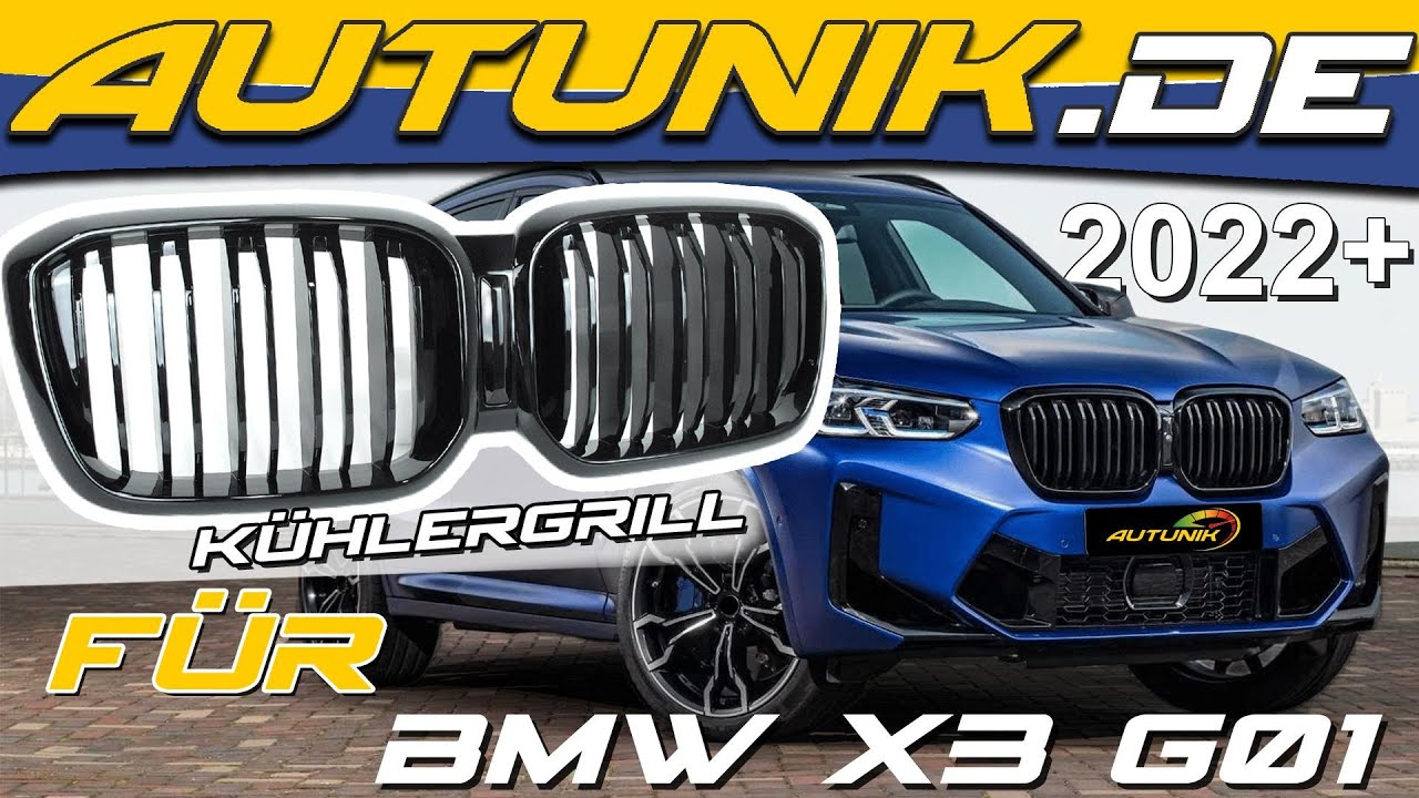 Autunik.de - Sport Schwarz Frontgrill Kühlergrill Nieren