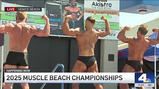 Muscle Beach Championships in Venice Beach