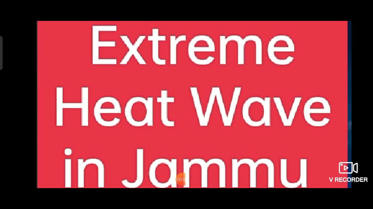 Heat wave in Jammu and the pledge of  ☘️ planting at least one tree on every 🎈🎂/occasion.