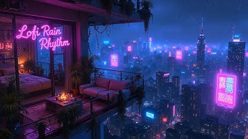 Chill Lofi Hip Hop Beats 🌧️ 1980s & 90s Retro Vibes | Balcony Ambience Playlist