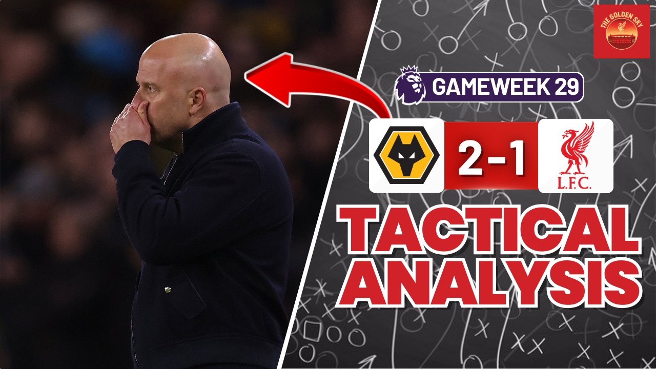Worst Result Of The Season! Wolves 2-1 Liverpool Tactical Analysis & Breakdown | The Golden Sky