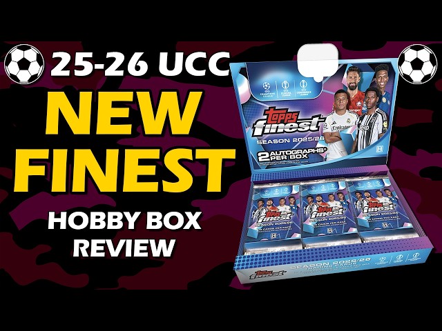 2025-26 Topps Finest UEFA UCC Hobby Box Soccer Review - YouTube