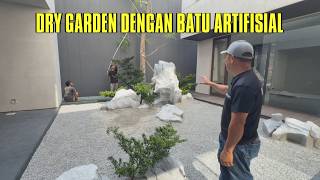Dry Garden with Artificial Stones