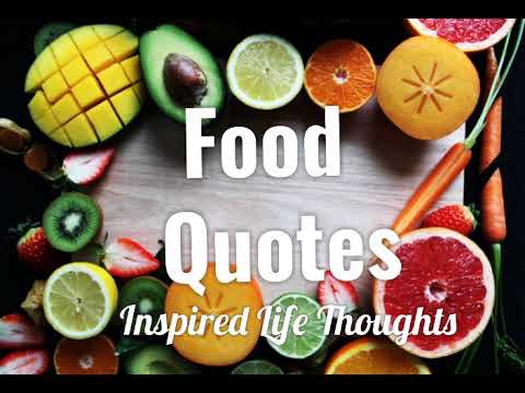 FOOD QUOTES - YouTube