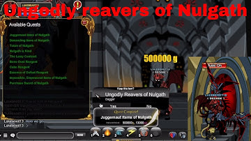 AQW Getting Ungodly reavers of Nulgath