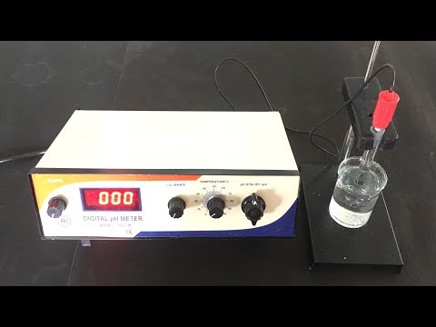 Digital pH Meter = Calibration and Working Demonstration (English) By Solution