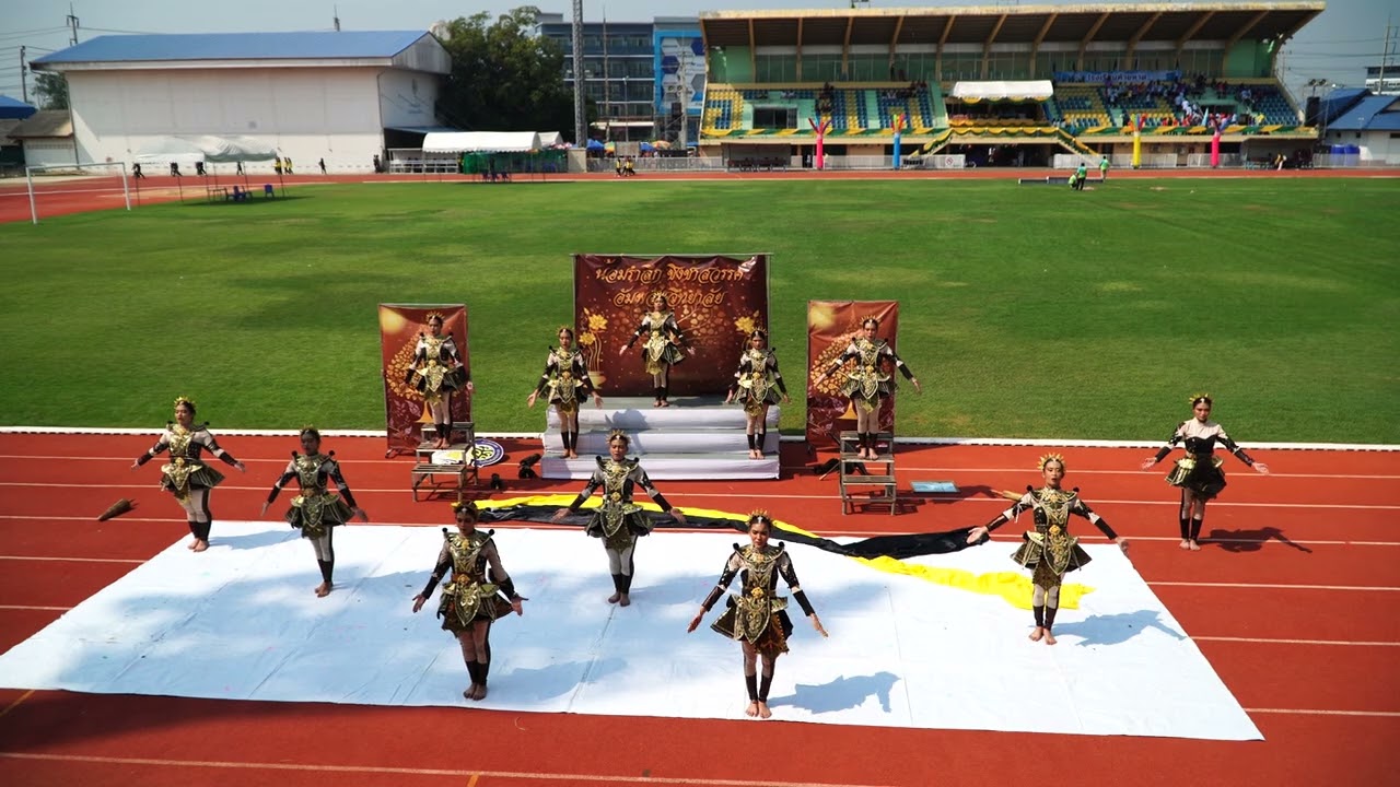 31 ม.ค. 67 04 เชียร์หลีดเดอร์ โรงเรียนอัมพวันวิทยาลัย (1) การแข่งขันกรีฑาจังหวัดสมุทรสงคราม