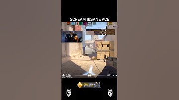 scream insane ace !!#counterstrikeglobaloffensive #cs2 #mirage #counterstrike2 #zywoo #m0nesy