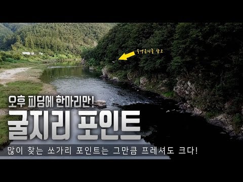 쏘가리 <strong>낚시</strong>~<strong>홍천강</strong> 굴지리 포인트의 오후 피딩을 체크합니다! 미방송분  [THE ACTION #37 김영익 편extra]_STREAM LURE FISHING