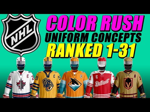NHL This Week - NHL color rush jerseys (all 31 teams)