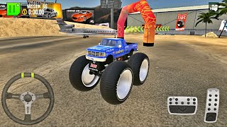 BIG Monster Truck Driving in Monster Truck XT Airport Derby Gameplay (Android,iOS) screenshot 4