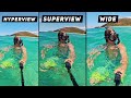 GoPro HERO11 HyperView / SuperView / Wide Comparison - GoPro Tip 707 | MicBergsma