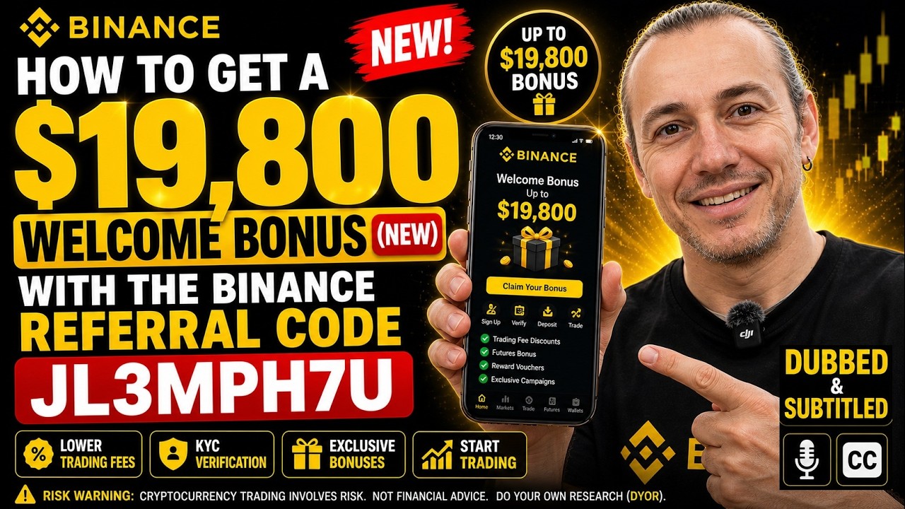 How to Get a $19,800 Welcome Bonus (New) with the Binance Referral Code JL3MPH7U