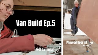 Builders Van to Camper Van Ep.5 - Van Conversion - Installing roof bars