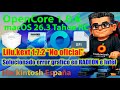 Hackintosh España. macOS 26.3 RC Tahoe. Se soluciona el error gráfico que aparecen versión anterior