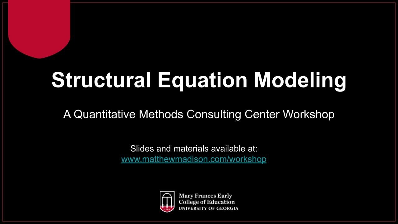 Introduction to Structural Equation Models (SEM) - YouTube