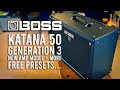 Гітарний комбопідсилювач BOSS KATANA-50 GEN 3