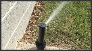 How to raise/elevate a sprinkler head