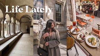 Life Lately || museum days, fresh hair, catching up with friends 🤎