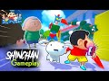 I saved shiro and heroes in shinchan gameplay  shinchan gameplay  george gaming 