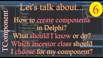 Delphi: Building components in VCL framework - Non-Visual components - 06