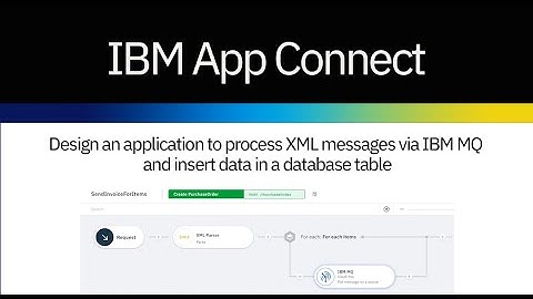 Design an application to process XML messages via IBM MQ and insert data in a database table