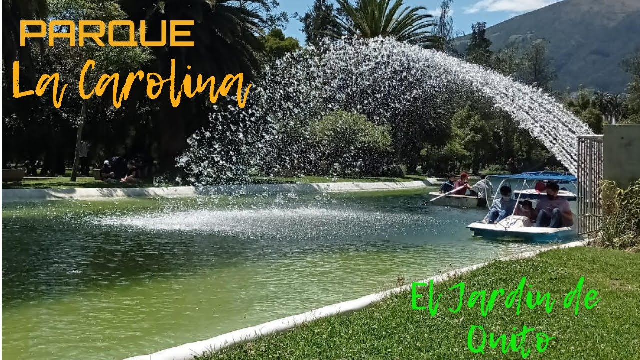 El hermosos parque La carolina de Quito. Un jardín gigante que nos ...