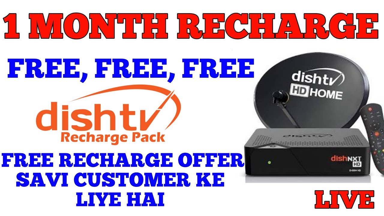 Dishtv 1 month free RECHARGE YouTube